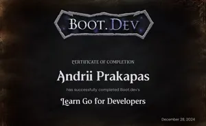 Learn Go for Developers