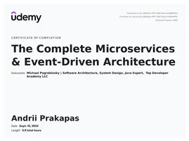 The Complete Microservices & Event-Driven Architecture 2024